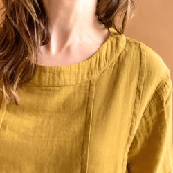 Blouse malaguette - cassonade