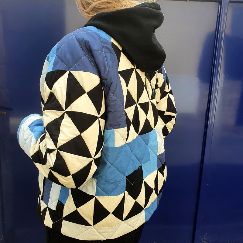 Jayden Veste En Patchwork A Carreaux Elegante
